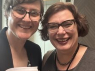 SFWA President Kate Ristau with Maren Anderson.