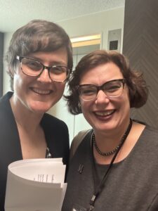 SFWA President Kate Ristau with Maren Anderson.