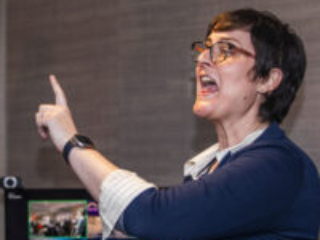 SFWA President Kate Ristau. (Photo Credit: Kaitrin Acuna, 2025.)