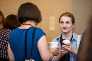 Rapt conversation and plenty of good brews at our 60th Anniversary Nebula Awards Conference. (Photo Credit: Kaitrin Acuna, 2025.)