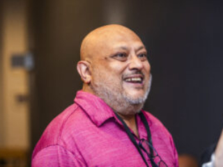 Nebula attendee Shahid Mahmud. (Photo Credit: Kaitrin Acuna, 2025.)
